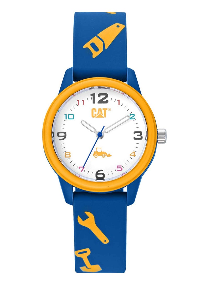 CATERPILLAR Kids Two Tone Silicone Strap KE.140.26.212
